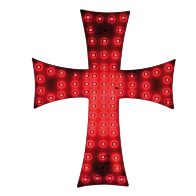 96973-C-01.JPG Croce A Led 24v Rosso Bandiere Ed Emblemi Decorazioni Luminose