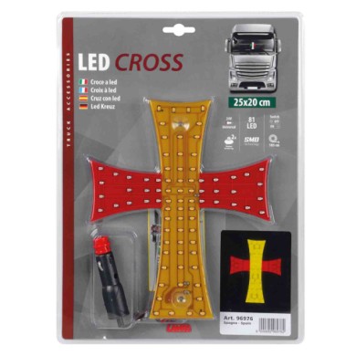 96976-A-01.JPG Croce A Led 24v Spagna Bandiere Ed Emblemi Decorazioni Luminose