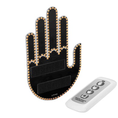 96983-S-02.JPG Led Hand Gestures Luce Decorativa 203 Led Smd Bandiere Ed Emblemi Decorazioni Luminose