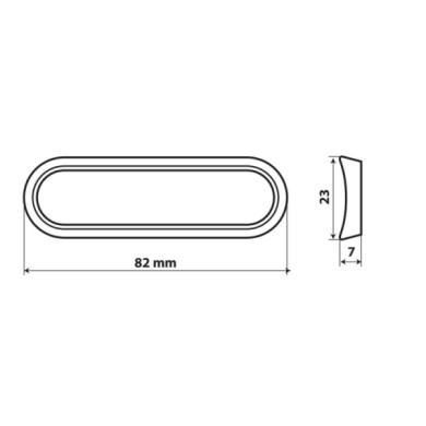 96991-D-01.JPG Set 20 Guarnizioni Nere A Profilo Curvo Guarnizioni Per Luci Da Incasso Barre Su Misura In Acciaio Ø 60 X 1 2 Mm