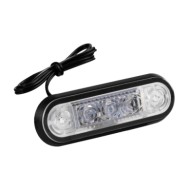97004-A-01.JPG Luce Ingombro A 3 Led Montaggio Ad Incasso 9/32v Blu Montaggio In Superficie Luci Perimetrali