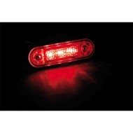 97005-S-01.JPG Luce Ingombro A 3 Led Montaggio Ad Incasso 9/32v Rosso Montaggio In Superficie Luci Perimetrali