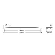 98378-D-01.JPG Luce Ingombro A 12 Led 24v Rosso Montaggio In Superficie Luci Perimetrali 97022