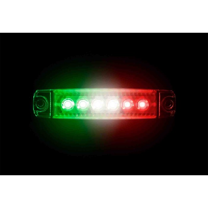 97026-S-01.JPG Luce Ingombro A 6 Led Montaggio In Superficie 12/24v Italia Montaggio In Superficie Luci Perimetrali