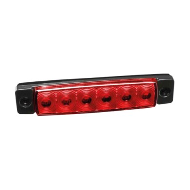 97041-S-02.JPG Set 20 Pz Luce Ingombro A 6 Led Montaggio In Superficie 9/32v Rosso Montaggio In Superficie Luci Perimetrali