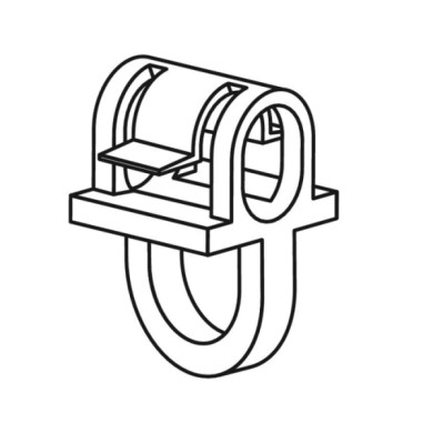 97101-S-01.JPG Scorrevoli Per Binari G 2 500 Pz Accessori Per Tende Camion Tende