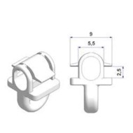 97101-D-02.JPG Scorrevoli Per Binari G 2 500 Pz Accessori Per Tende Camion Tende