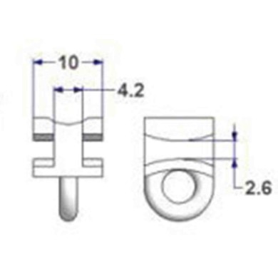 97102-D-02.JPG Scorrevoli Per Binari G 3 500 Pz Accessori Per Tende Camion Tende