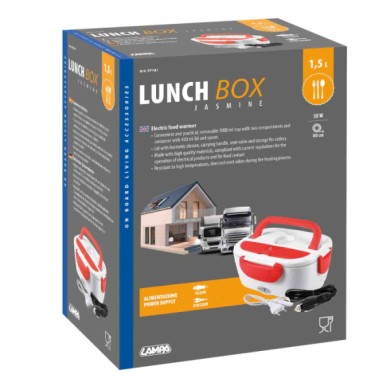 97141-C-01.JPG Lunch Box Scalda Vivande Elettrico 1 5 L 12/24v+220v 50w Scaldavivande Termico