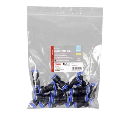 97201-C-01.JPG D 1 Raccordo Tubi Aria Set 20 Pz Ø 6 Mm Raccordi E Connettori