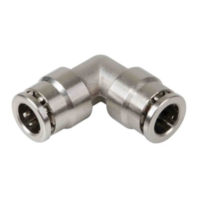 97211-C-01.JPG L 2 Raccordo A 90° In Metallo Per Tubi Aria Ø 8 Mm Raccordi E Connettori