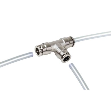 97213-S-01.JPG T 4 Raccordo In Metallo Per Tubi Aria Ø 8 Mm Raccordi E Connettori