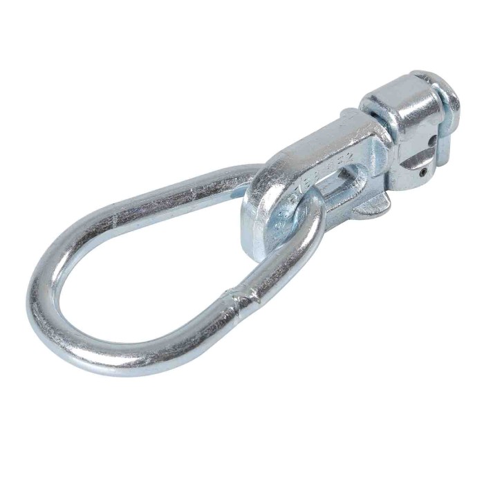 97256-A-01.JPG Anello Ovale Di Fissaggio Con Doppio Perno Per Rotaie Fermacarico A Scorrimento Type 5 Teloni E Carico Fissaggio/