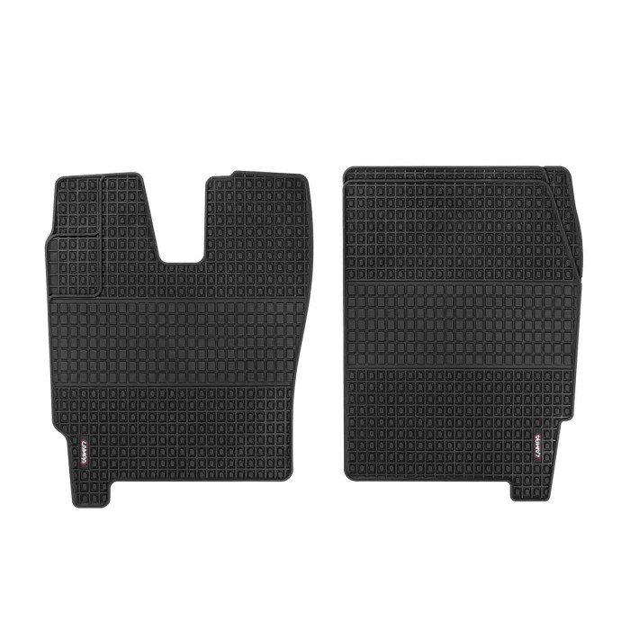 97326-C-01.JPG Coppia Tappeti Su Misura In Eco Gomma Iveco Eurocargo Tappeti Su Misura In Eco Gomma Per Camion Tappeti Su Misura