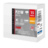 97563-C-01.JPG 24v Led Series 4 Smd X 1 Chip (p21w) Ba15s 20 Pz Scatola Arancio Doppia Polarità Lampadine A Led P21w Lampa Led