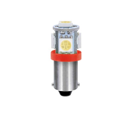 97569-D-01.JPG 24/28v Led Series 5 Smd X 1 Chip (t4w) Ba9s 20 Pz Scatola Rosso Doppia Polarità Lampadine A Led T4w Lampa Led
