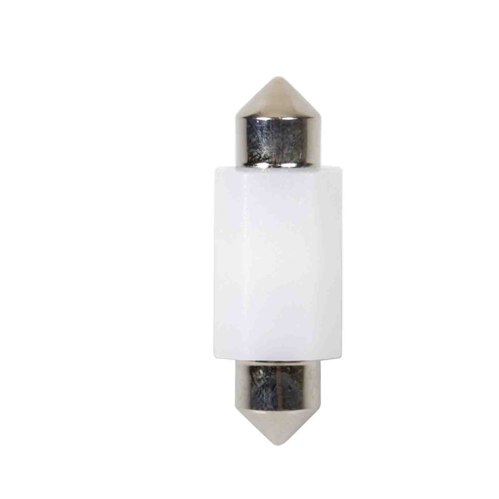 97571-S-02.JPG 9/32v Led Series 2 Smd X 1 Chip 12x36 Mm Sv8 5 8 20 Pz Scatola Bianco Doppia Polarità Resistenza Incorporata Lamp