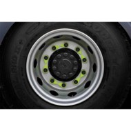 97631-S-01.JPG Checkpoint® Indicatori Di Serraggio Per Dado Ruota Set 20 Pz 33 Mm Giallo Fluo Sicurezza