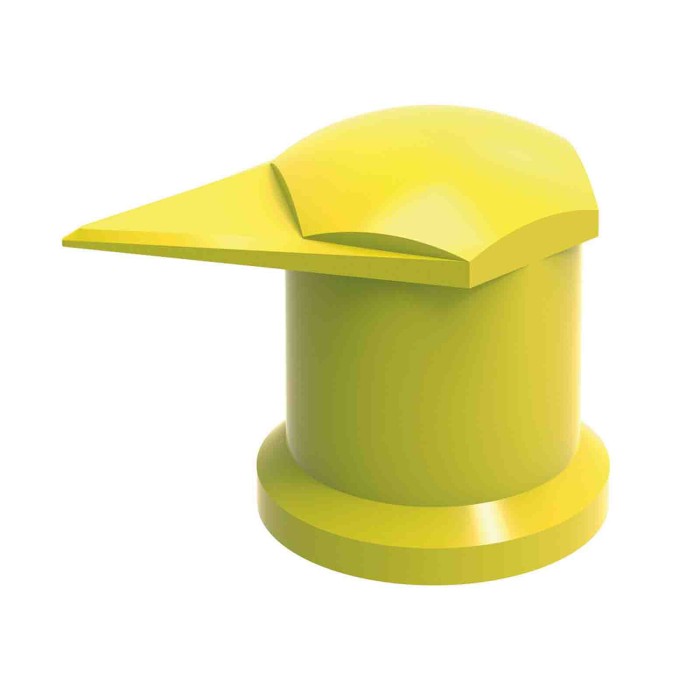 97634-S-01.JPG Dustite Lr® Indicatori Di Serraggio Per Dado Ruota Con Cappuccio Antipolvere Set 20 Pz 30 Mm Giallo Fluo Sicurezz