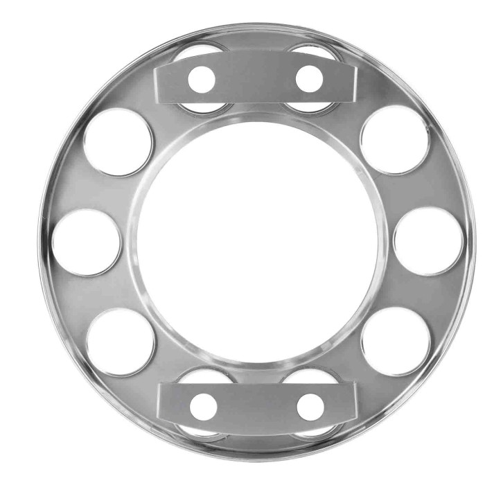 97661-S-01.JPG Anello Coprimozzo In Acciaio Inox Per Cerchi In Acciaio Coprimozzi Camion Protezione/estetica