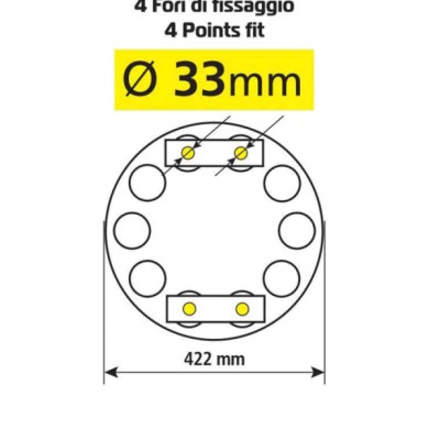 97662-D-01.JPG Coprimozzo In Acciaio Inox Per Cerchi In Lega Coprimozzi Camion Protezione/estetica