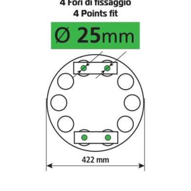 97663-D-01.JPG Coprimozzo In Acciaio Inox Per Cerchi In Acciaio Coprimozzi Camion Protezione/estetica