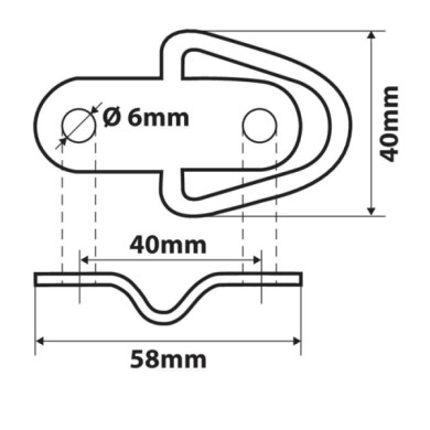 97703-D-01.JPG G 4 Anelli Per Ancoraggio 2 Pz Ancoraggio Fissaggio/ancoraggio