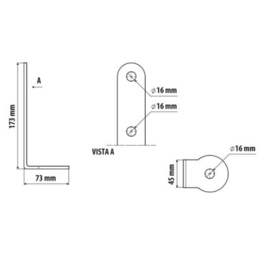 97747-S-01.JPG Staffa Per Antenna Cb Attacco Su Visiera Parasole Iveco Eurocargo Staffe Antenne Cb