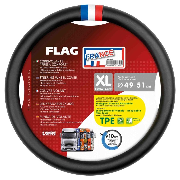 97827-S-02.JPG Flag Francia Coprivolante In Skeentex Xl Ø 49/51 Cm Coprivolanti In Skeentex Coprivolanti
