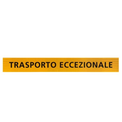 97848-S-01.JPG Pannello Catarifrangente Trasporto Eccezionale 1200x150 Mm Contrassegni Targhe E Contrassegni