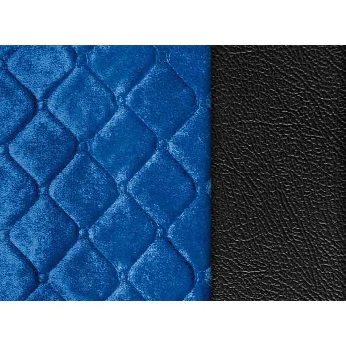 97851-C-01.JPG Lolita Coprisedile In Skeentex E Poliestere Nero/blu Coprisedili Per Camion Coprisedili