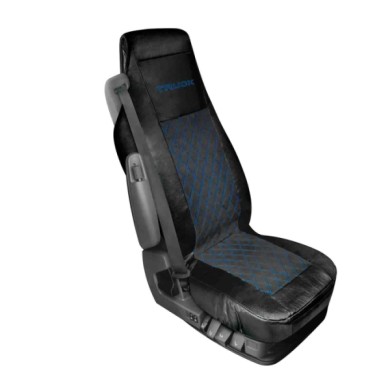 97854-S-02.JPG Mirian Coprisedile In Skeentex E Suede Trapuntato Nero/blu Coprisedili Per Camion Coprisedili