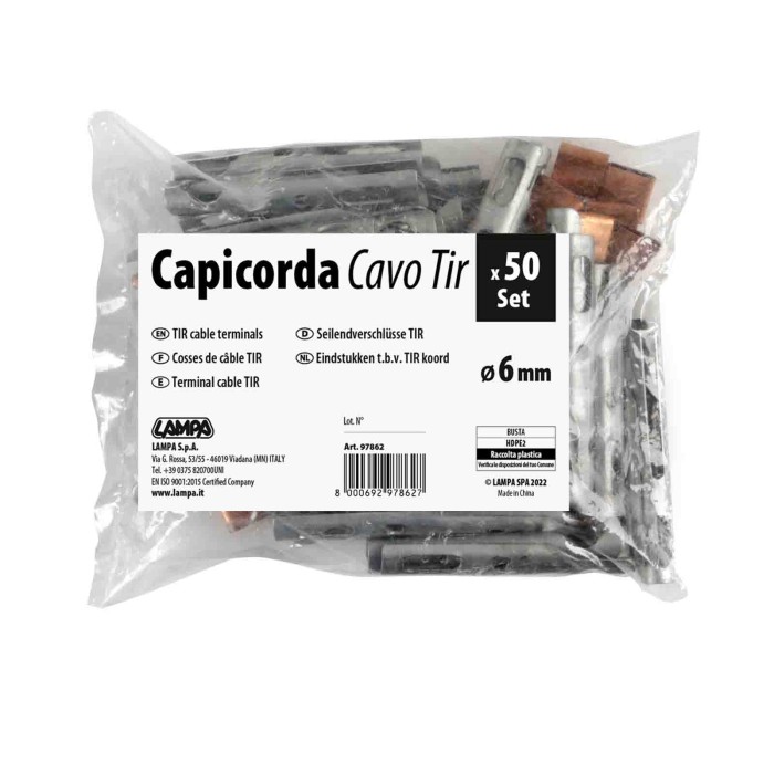 97862-C-01.JPG Capicorda Cavo Tir Set 50 Pz Sigilli Sigilli E Portadocumenti