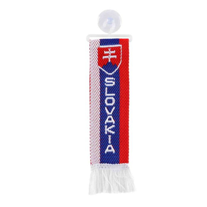 97865-S-02.JPG Mini Sciarpa Confezione Singola Slovakia Ornamenti Removibili Profili E Ornamenti