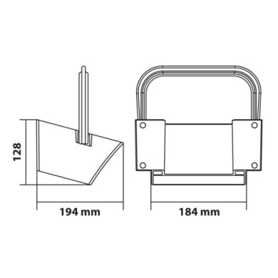 97878-D-01.JPG Porta Calzatoia In Plastica G46 Sosta