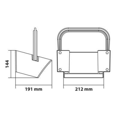 97879-D-01.JPG Porta Calzatoia In Plastica E53 Sosta