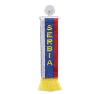 Mini Sciarpa Confezione Singola Serbia Ornamenti Removibili Profili E Ornamenti