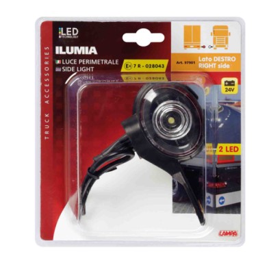 97901-C-01.JPG Ilumia Luce Perimetrale A 2 Led 24v Destra Montaggio In Superficie Luci Perimetrali