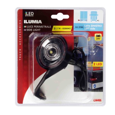 97902-C-01.JPG Ilumia Luce Perimetrale A 2 Led 24v Attacco L Sinistra Montaggio In Superficie Luci Perimetrali