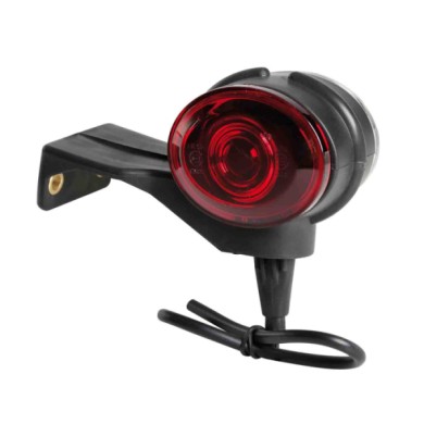 LUCE_BIANCA-ROSSA.JPG Ilumia Luce Perimetrale A 2 Led 24v Attacco L Destra Montaggio In Superficie Luci Perimetrali
