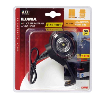 97903-C-01.JPG Ilumia Luce Perimetrale A 2 Led 24v Attacco L Destra Montaggio In Superficie Luci Perimetrali