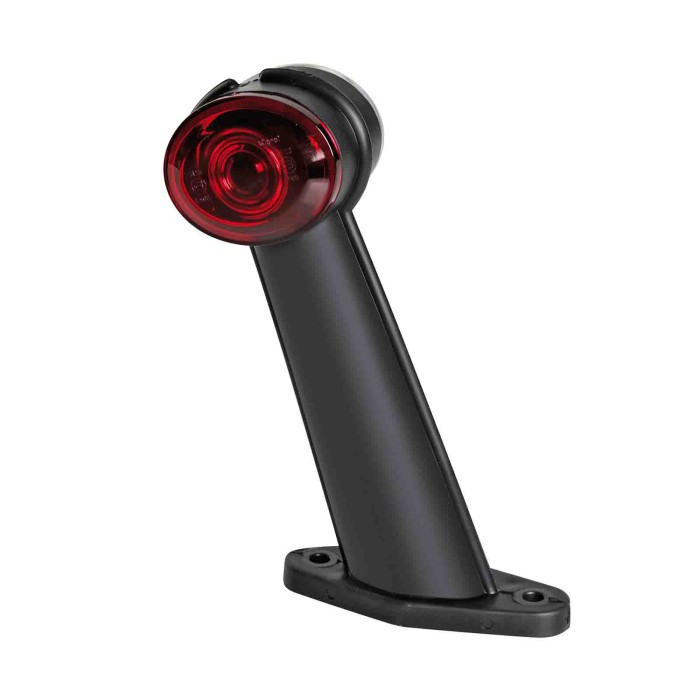 LUCE_BIANCA-ROSSA.JPG Ilumia Luce Perimetrale A 2 Led 24v 60° Flex Destra Montaggio In Superficie Luci Perimetrali