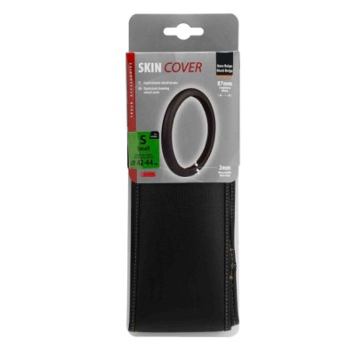 97925-C-01.JPG Skin Cover Coprivolante Elasticizzato In Skeentex Nero/beige S Ø 42/44 Cm Coprivolanti Elasticizzati In Skeentex