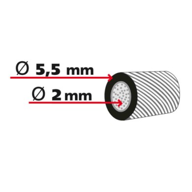 97943-D-01.JPG Cavo Tir Con Capicorda 36 M Sigilli Sigilli E Portadocumenti