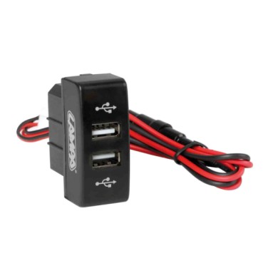 97965-C-01.JPG Original Fit Doppia Presa Usb 12/24v Prese Spinotti E Prese Corrente 97965