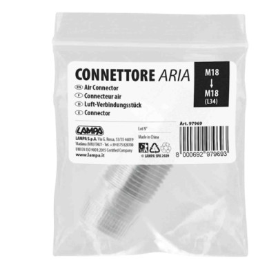 97969-C-01.JPG Connettore Aria M18 ? M18 (l34) Raccordi E Connettori