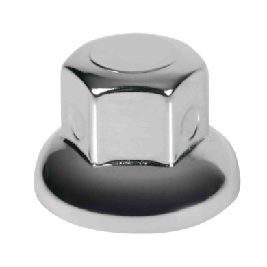 97971-S-01.JPG Boater Set 10 Copribulloni Testa Piatta In Acciaio Inox Ø 33 Mm Cromo Boater Chrome Copribulloni Camion