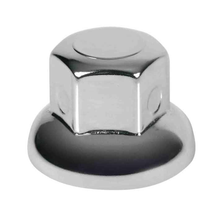 97971-S-01.JPG Boater Set 10 Copribulloni Testa Piatta In Acciaio Inox Ø 33 Mm Cromo Boater Chrome Copribulloni Camion