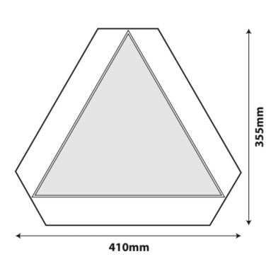 97977-D-01.JPG Triangolo Per Veicoli Lenti Contrassegni Targhe E Contrassegni