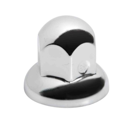 97984-S-02.JPG Dome Set 10 Copribulloni Testa Tonda In Acciaio Inox Ø 32 Mm Cromo Dome Chrome Copribulloni Camion